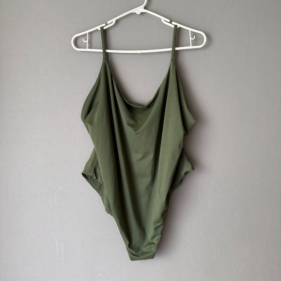 Madewell Other - Madewell sz 3X olive‎ green one piece Swimsuit